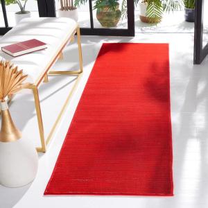 SAFAVIEH Area Rug 8×10 – Vision Collection – Large – Ivory, Modern Ombre Design, Non-Shedding & Easy to Clean, Ideal for Living Room, Bedroom, Dining Space (VSN606J)(Red)