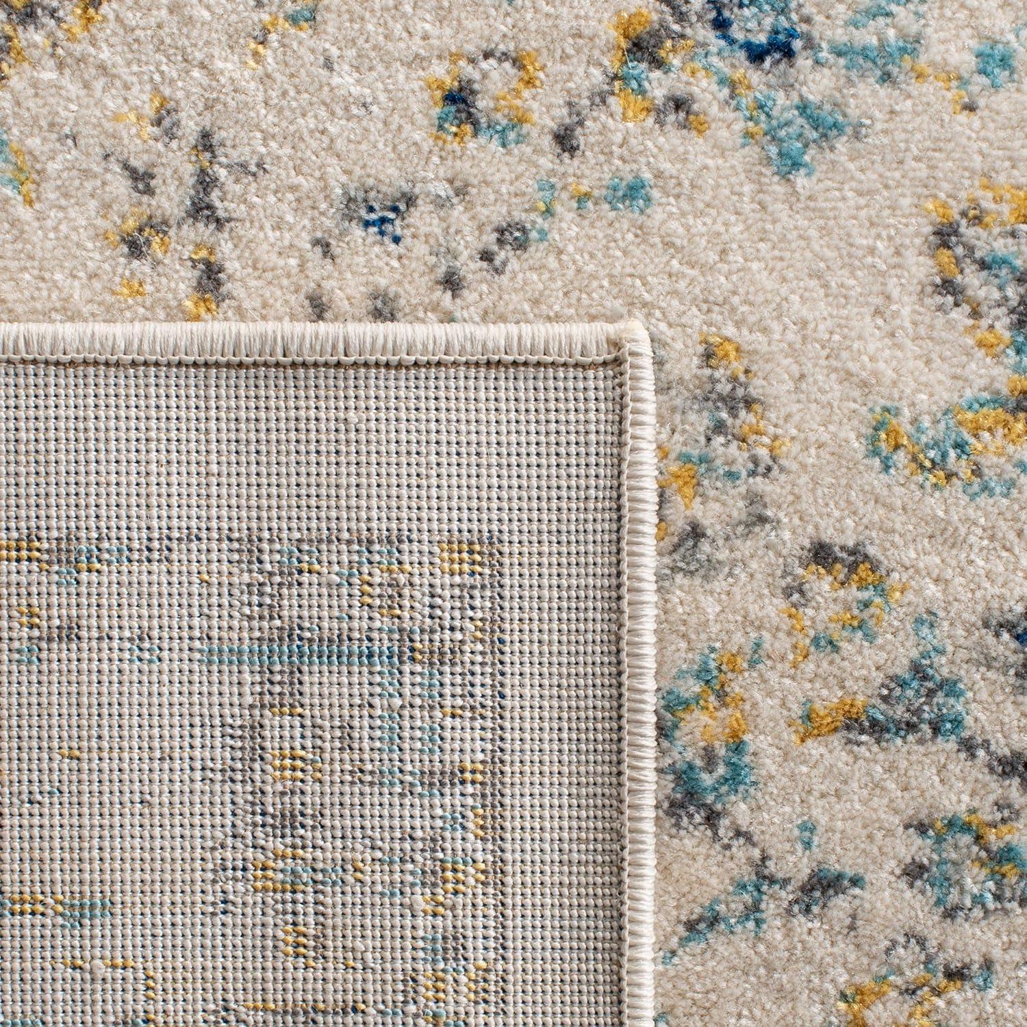 image:imageSAFAVIEH Area Rug 8x10 Evoke Collection Large Ivory amp Blue Shabby Chic Oriental Medallion Design NonShedding amp Easy to Clean Ideal for Living Room Bedroom Dining Space EVK220CIvoryBlue