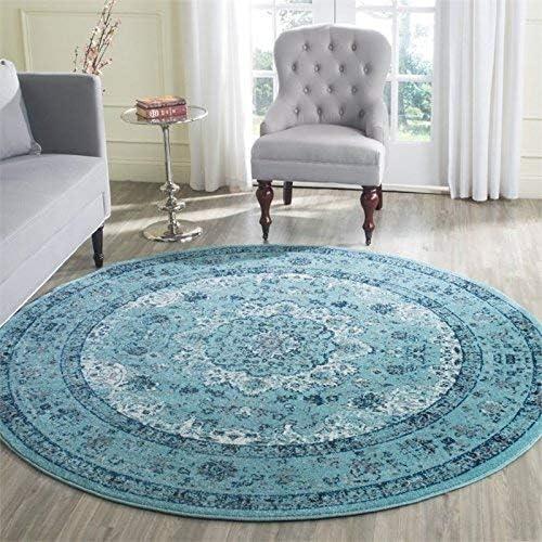 image:imageSAFAVIEH Area Rug 8x10 Evoke Collection Large Ivory amp Blue Shabby Chic Oriental Medallion Design NonShedding amp Easy to Clean Ideal for Living Room Bedroom Dining Space EVK220CLight Blue