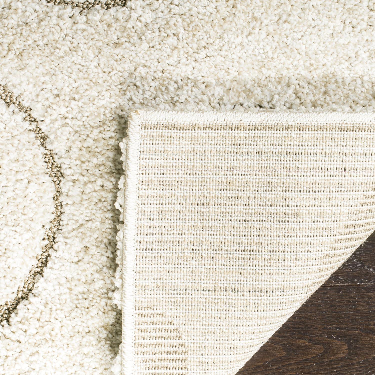 image:imageSAFAVIEH Area Rug 8x10 Florida Shag Collection Large Cream amp Blue Scroll Design NonShedding amp Easy to Clean HighLow Plush Pile Ideal for Living Room Bedroom Dining Space SG4551165CreamBeige