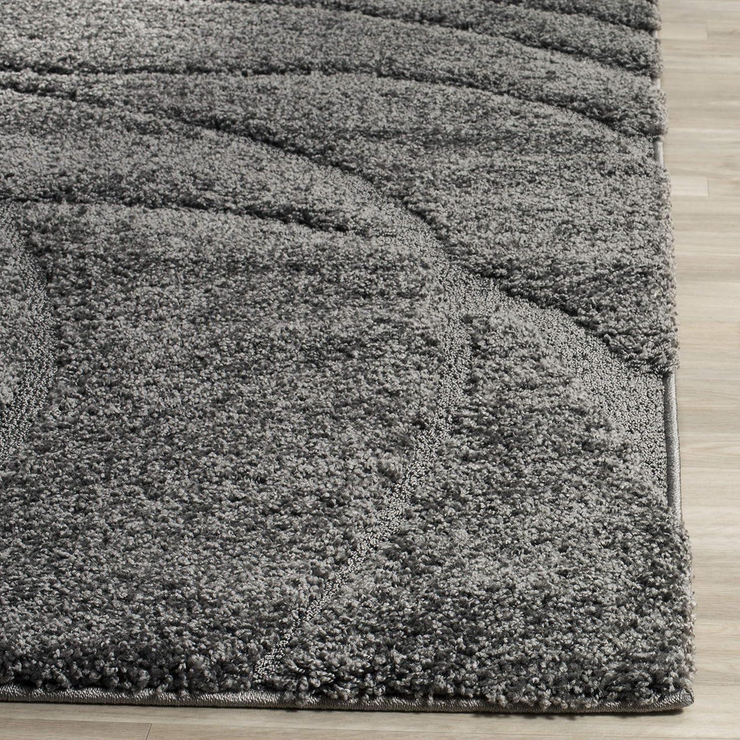 image:imageSAFAVIEH Area Rug 8x10 Florida Shag Collection Large Grey amp Grey NonShedding amp Easy Cleaning Plush Thick Pile Ideal for Living Room Bedroom Dining Space SG471080Grey