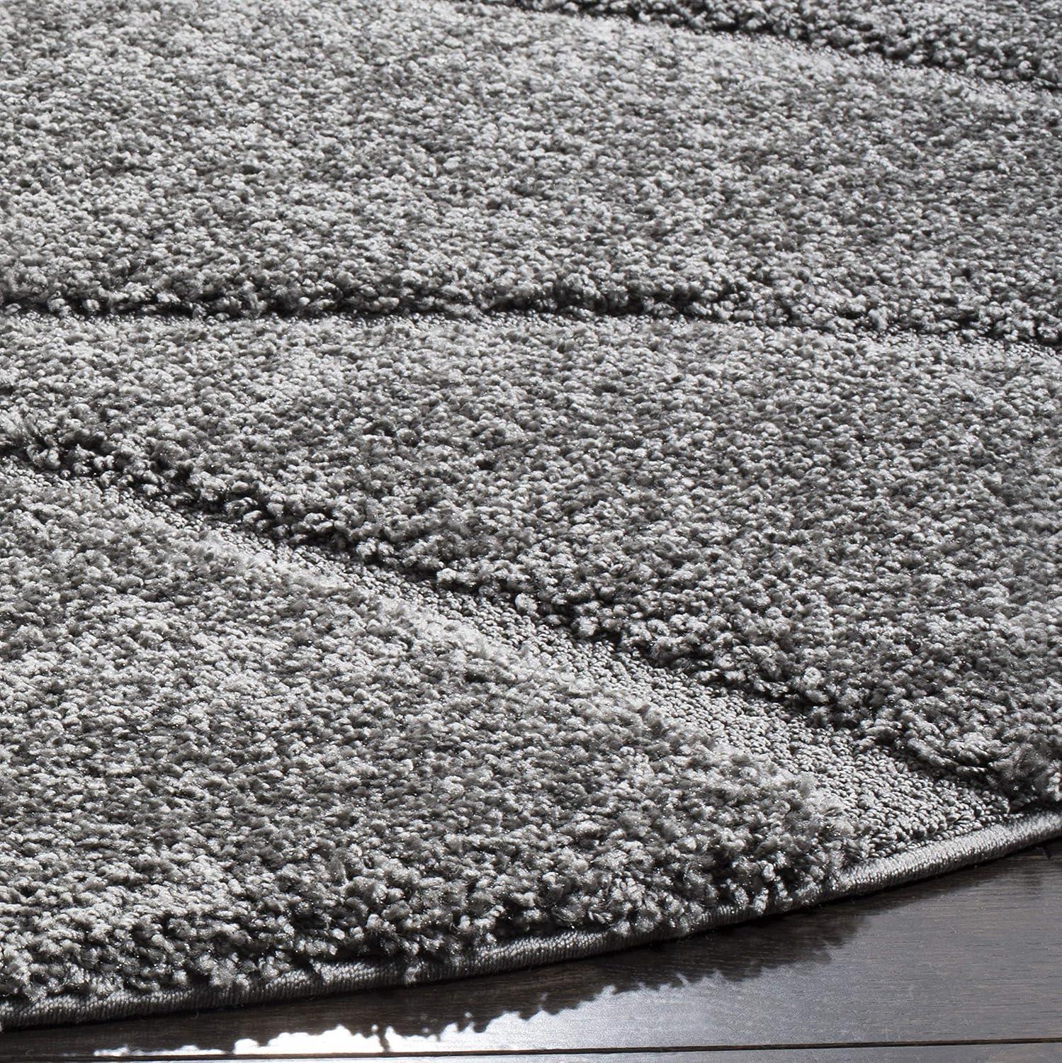 image:imageSAFAVIEH Area Rug 8x10 Florida Shag Collection Large Grey amp Grey NonShedding amp Easy Cleaning Plush Thick Pile Ideal for Living Room Bedroom Dining Space SG471080Grey
