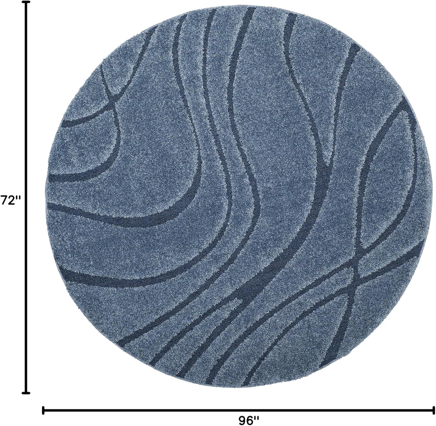image:imageSAFAVIEH Area Rug 8x10 Florida Shag Collection Large Grey amp Grey NonShedding amp Easy Cleaning Plush Thick Pile Ideal for Living Room Bedroom Dining Space SG471080Light BlueBlue