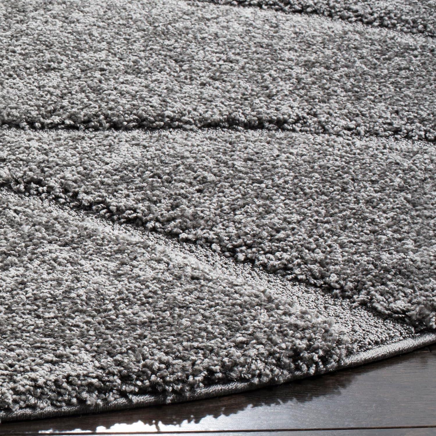 image:imageSAFAVIEH Area Rug 8x10 Florida Shag Collection Large Grey amp Grey NonShedding amp Easy Cleaning Plush Thick Pile Ideal for Living Room Bedroom Dining Space SG471080Grey
