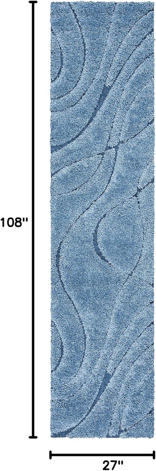 image:imageSAFAVIEH Area Rug 8x10 Florida Shag Collection Large Grey amp Grey NonShedding amp Easy Cleaning Plush Thick Pile Ideal for Living Room Bedroom Dining Space SG471080Light BlueBlue