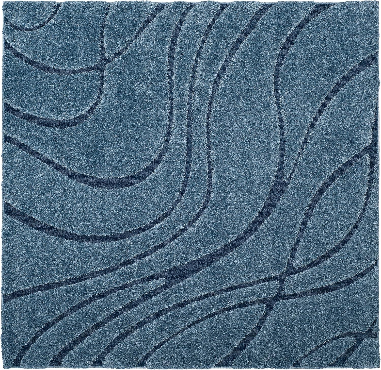 image:imageSAFAVIEH Area Rug 8x10 Florida Shag Collection Large Grey amp Grey NonShedding amp Easy Cleaning Plush Thick Pile Ideal for Living Room Bedroom Dining Space SG471080Light BlueBlue