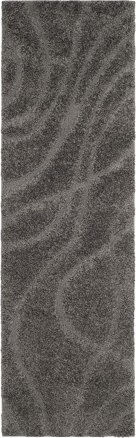 image:imageSAFAVIEH Area Rug 8x10 Florida Shag Collection Large Grey amp Grey NonShedding amp Easy Cleaning Plush Thick Pile Ideal for Living Room Bedroom Dining Space SG471080Grey