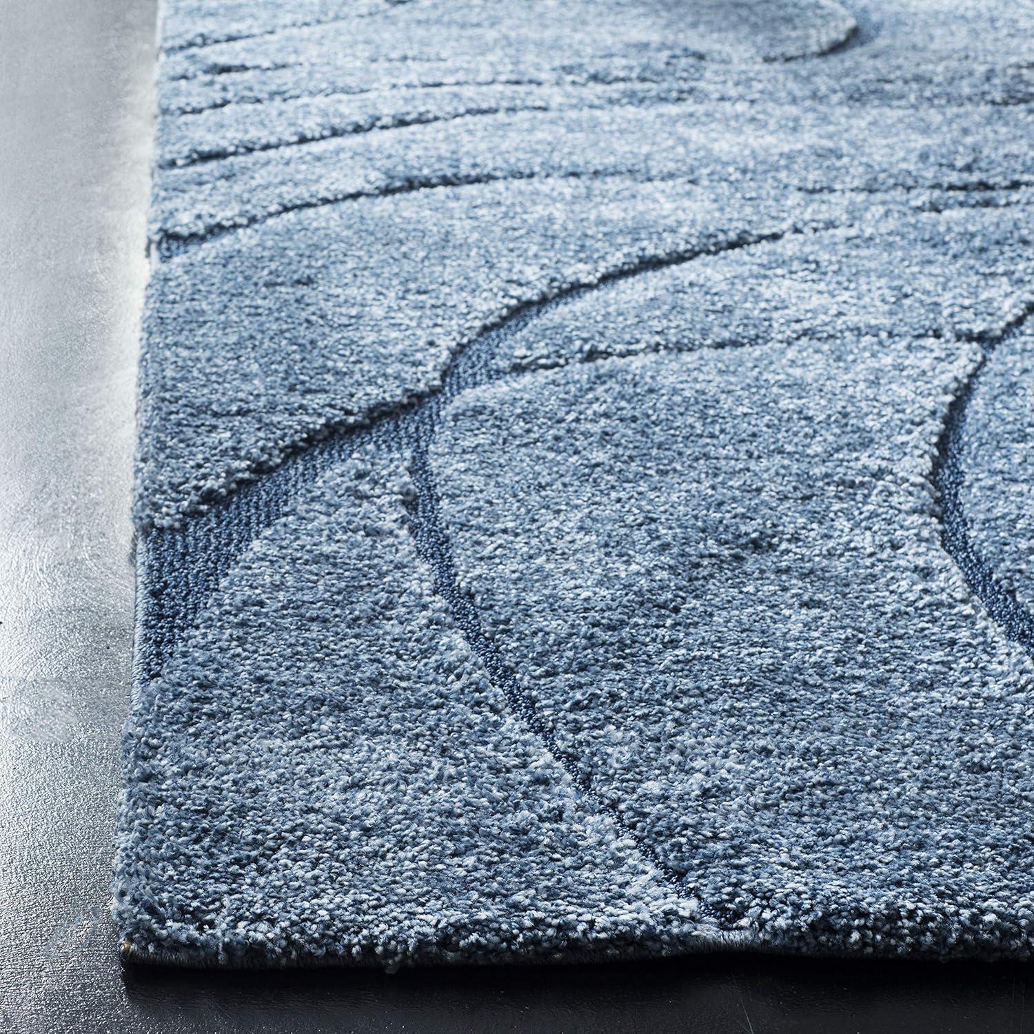 image:imageSAFAVIEH Area Rug 8x10 Florida Shag Collection Large Grey amp Grey NonShedding amp Easy Cleaning Plush Thick Pile Ideal for Living Room Bedroom Dining Space SG471080Light BlueBlue