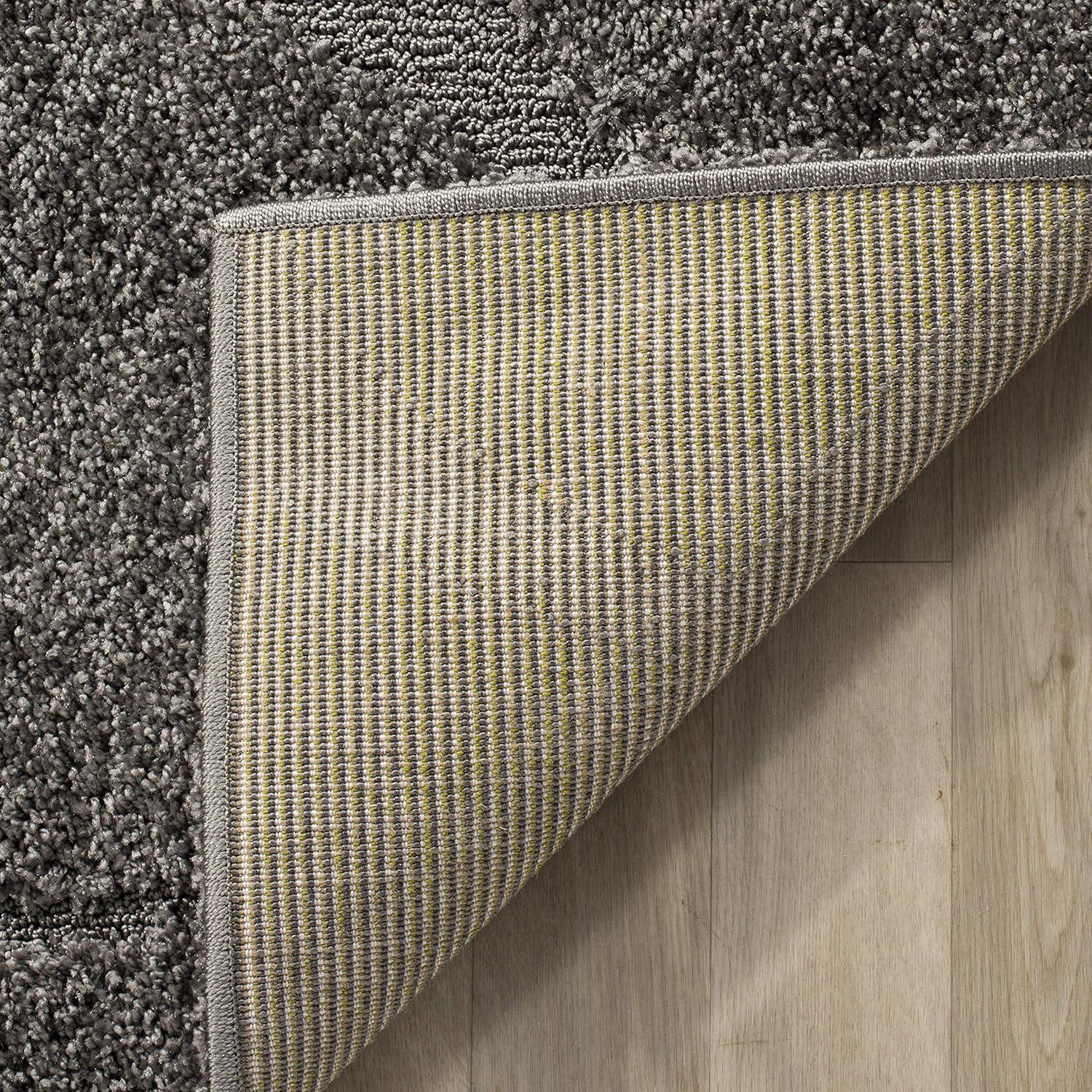 image:imageSAFAVIEH Area Rug 8x10 Florida Shag Collection Large Grey amp Grey NonShedding amp Easy Cleaning Plush Thick Pile Ideal for Living Room Bedroom Dining Space SG471080Grey
