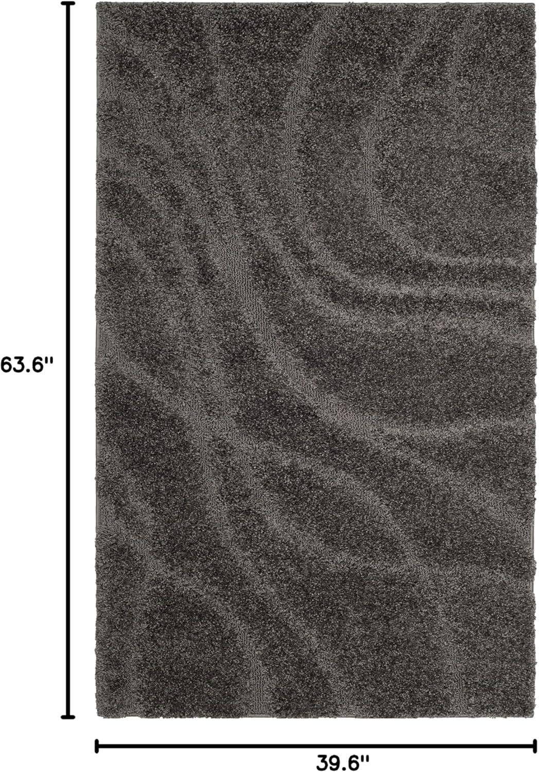 image:imageSAFAVIEH Area Rug 8x10 Florida Shag Collection Large Grey amp Grey NonShedding amp Easy Cleaning Plush Thick Pile Ideal for Living Room Bedroom Dining Space SG471080Grey