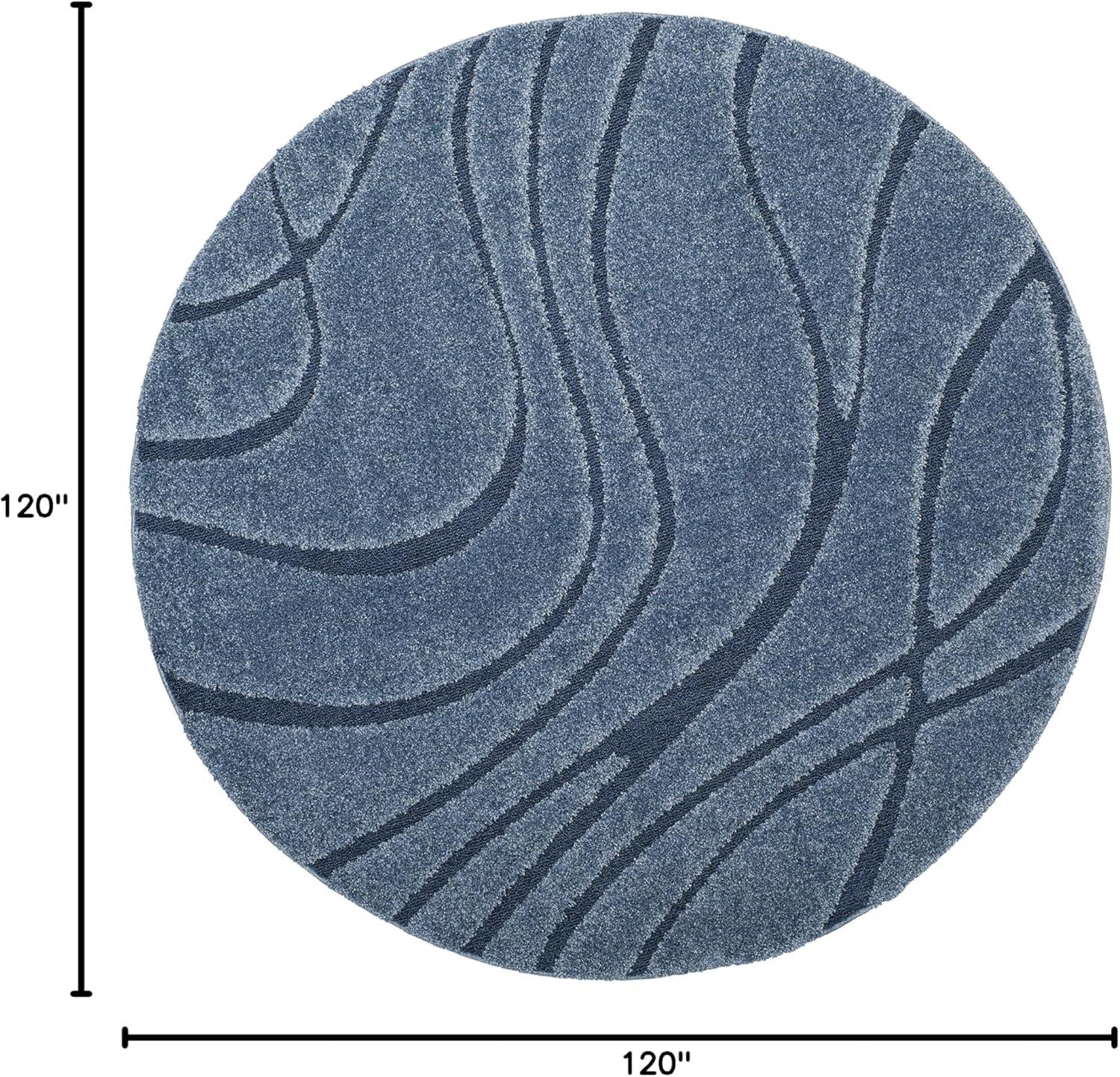 image:imageSAFAVIEH Area Rug 8x10 Florida Shag Collection Large Grey amp Grey NonShedding amp Easy Cleaning Plush Thick Pile Ideal for Living Room Bedroom Dining Space SG471080Light BlueBlue