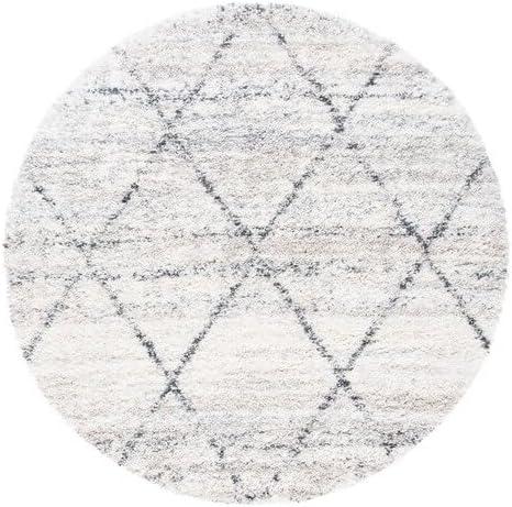 image:imageSAFAVIEH Area Rug 8x10 Fontana Shag Collection Large Grey amp Ivory Modern Design NonShedding amp Easy Cleaning Ultra Plush Thick Pile Ideal for Living Room Bedroom Dining Space FNT886FGreyIvory