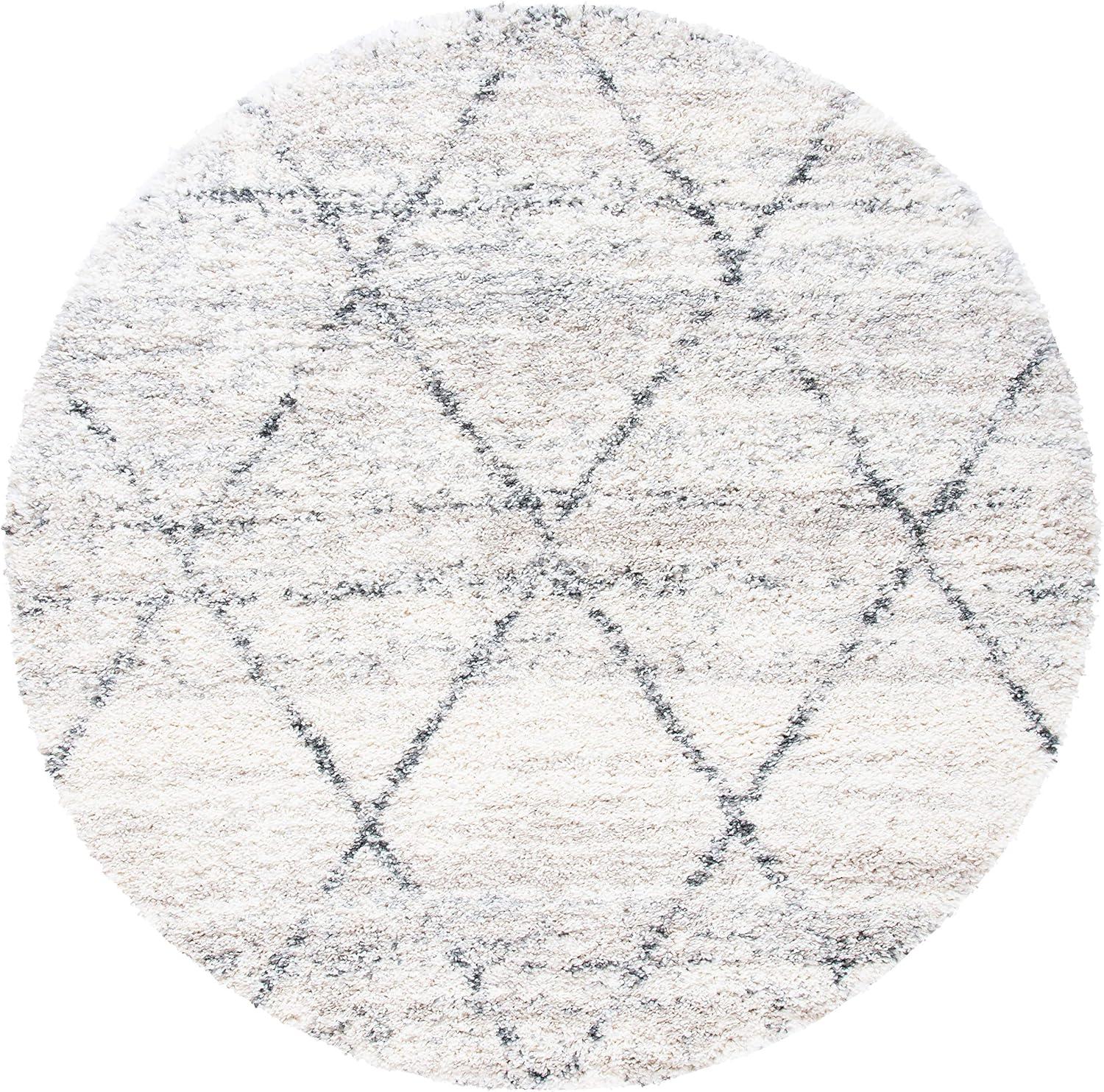 image:imageSAFAVIEH Area Rug 8x10 Fontana Shag Collection Large Grey amp Ivory Modern Design NonShedding amp Easy Cleaning Ultra Plush Thick Pile Ideal for Living Room Bedroom Dining Space FNT886FGreyIvory