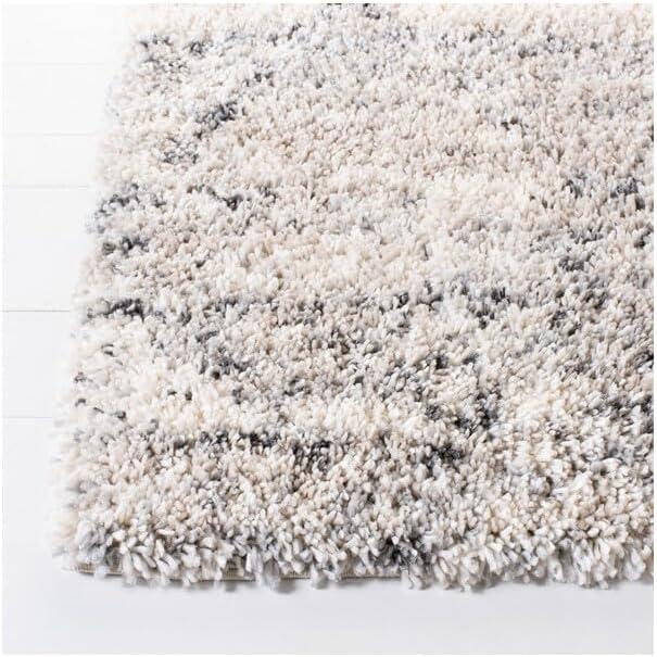 image:imageSAFAVIEH Area Rug 8x10 Fontana Shag Collection Large Grey amp Ivory Modern Design NonShedding amp Easy Cleaning Ultra Plush Thick Pile Ideal for Living Room Bedroom Dining Space FNT886FGreyIvory