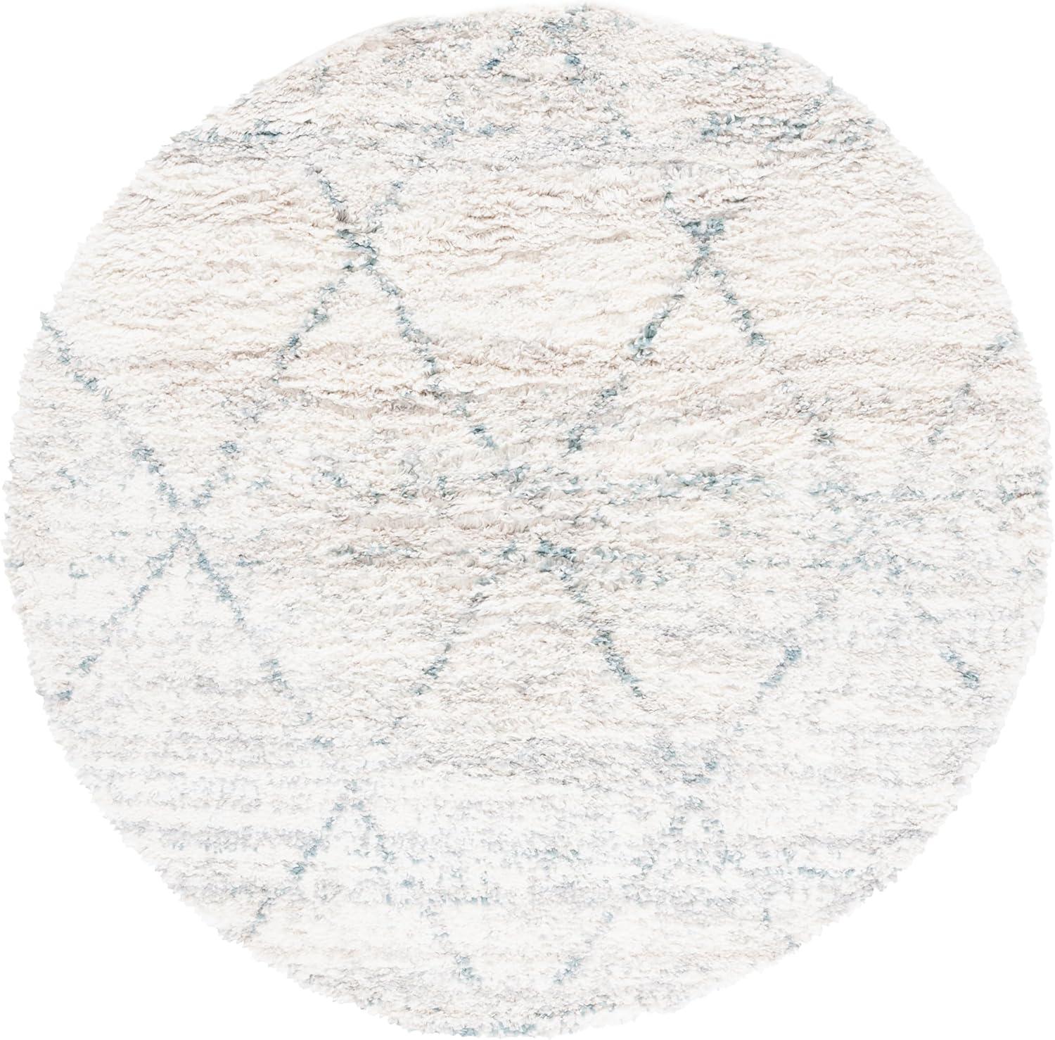 image:imageSAFAVIEH Area Rug 8x10 Fontana Shag Collection Large Grey amp Ivory Modern Design NonShedding amp Easy Cleaning Ultra Plush Thick Pile Ideal for Living Room Bedroom Dining Space FNT886FTurquoiseIvory