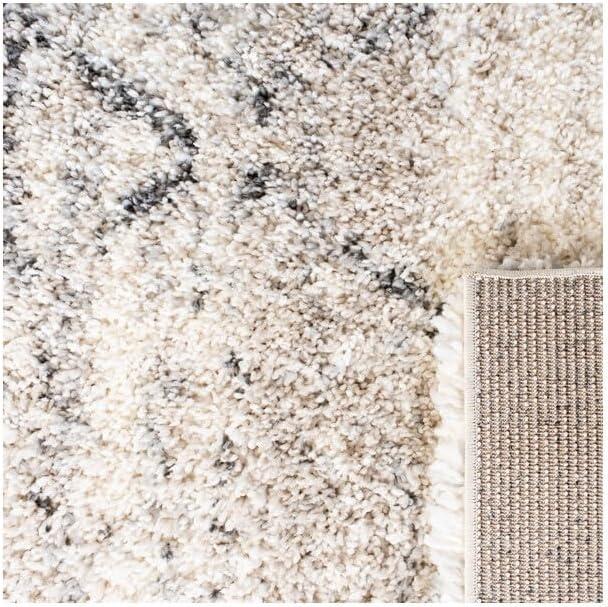 image:imageSAFAVIEH Area Rug 8x10 Fontana Shag Collection Large Grey amp Ivory Modern Design NonShedding amp Easy Cleaning Ultra Plush Thick Pile Ideal for Living Room Bedroom Dining Space FNT886FGreyIvory