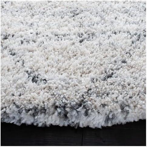 image:imageSAFAVIEH Area Rug 8x10 Fontana Shag Collection Large Grey amp Ivory Modern Design NonShedding amp Easy Cleaning Ultra Plush Thick Pile Ideal for Living Room Bedroom Dining Space FNT886FGreyIvory