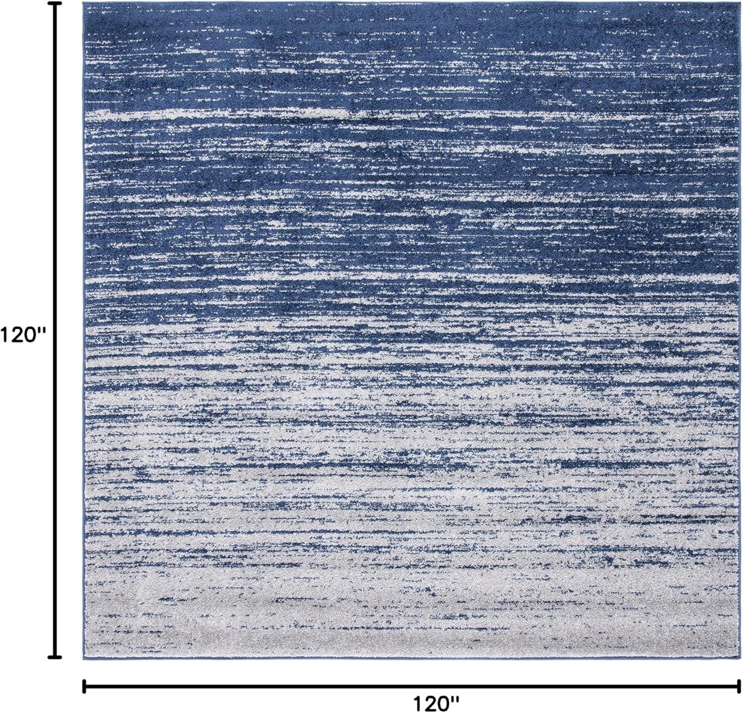 image:imageSAFAVIEH Area Rug 9x12 Adirondack Collection Large Navy amp Grey Modern Ombre Design Non Shedding amp Easy to Clean Ideal for Living Room Bedroom Office Dining Space ADR113ENavyGrey