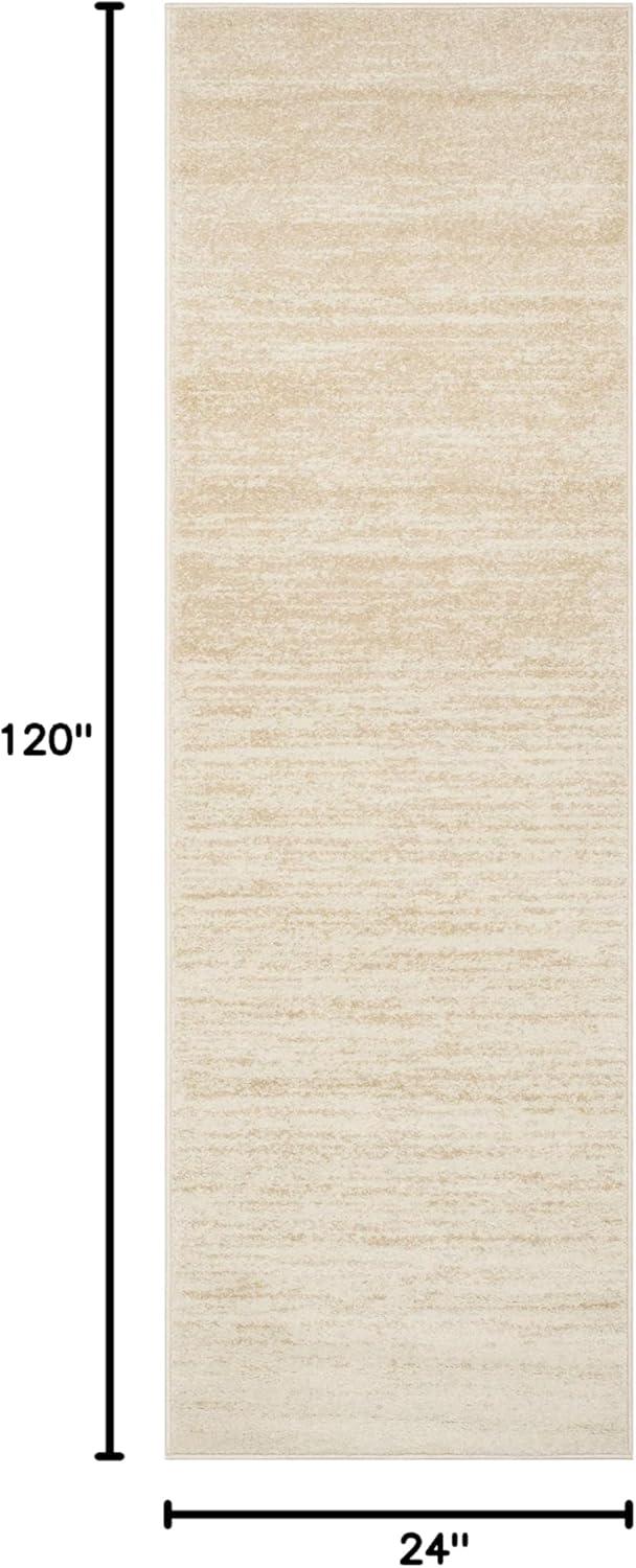 image:imageSAFAVIEH Area Rug 9x12 Adirondack Collection Large Navy amp Grey Modern Ombre Design Non Shedding amp Easy to Clean Ideal for Living Room Bedroom Office Dining Space ADR113EChampagneCream