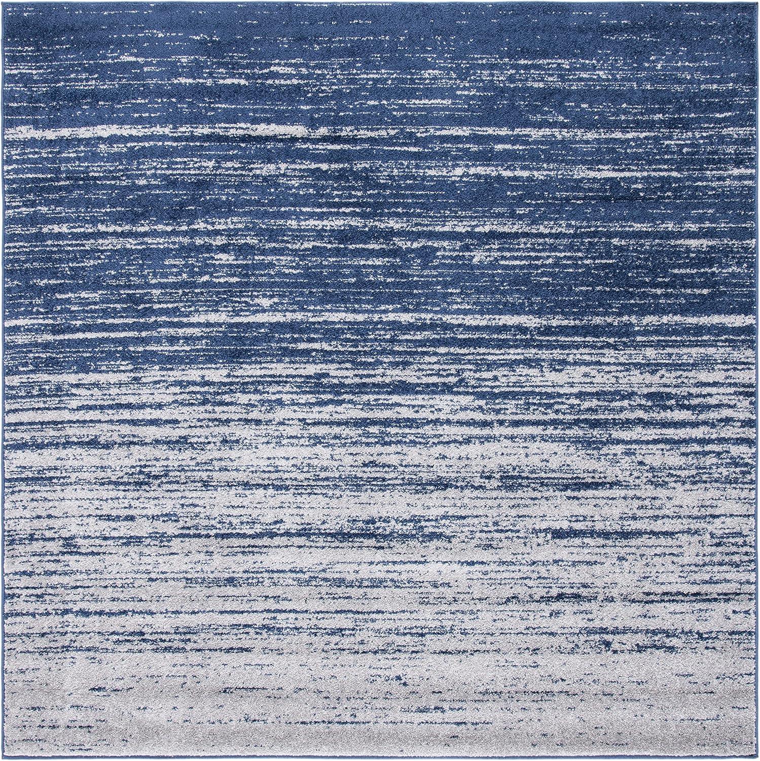 image:imageSAFAVIEH Area Rug 9x12 Adirondack Collection Large Navy amp Grey Modern Ombre Design Non Shedding amp Easy to Clean Ideal for Living Room Bedroom Office Dining Space ADR113ENavyGrey