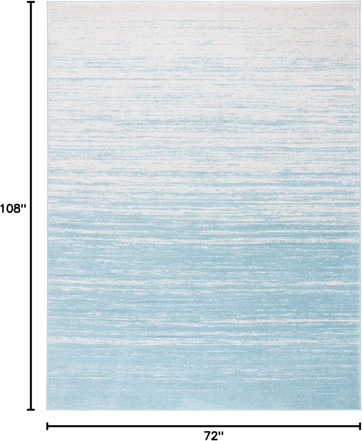 image:imageSAFAVIEH Area Rug 9x12 Adirondack Collection Large Navy amp Grey Modern Ombre Design Non Shedding amp Easy to Clean Ideal for Living Room Bedroom Office Dining Space ADR113EAquaIvory