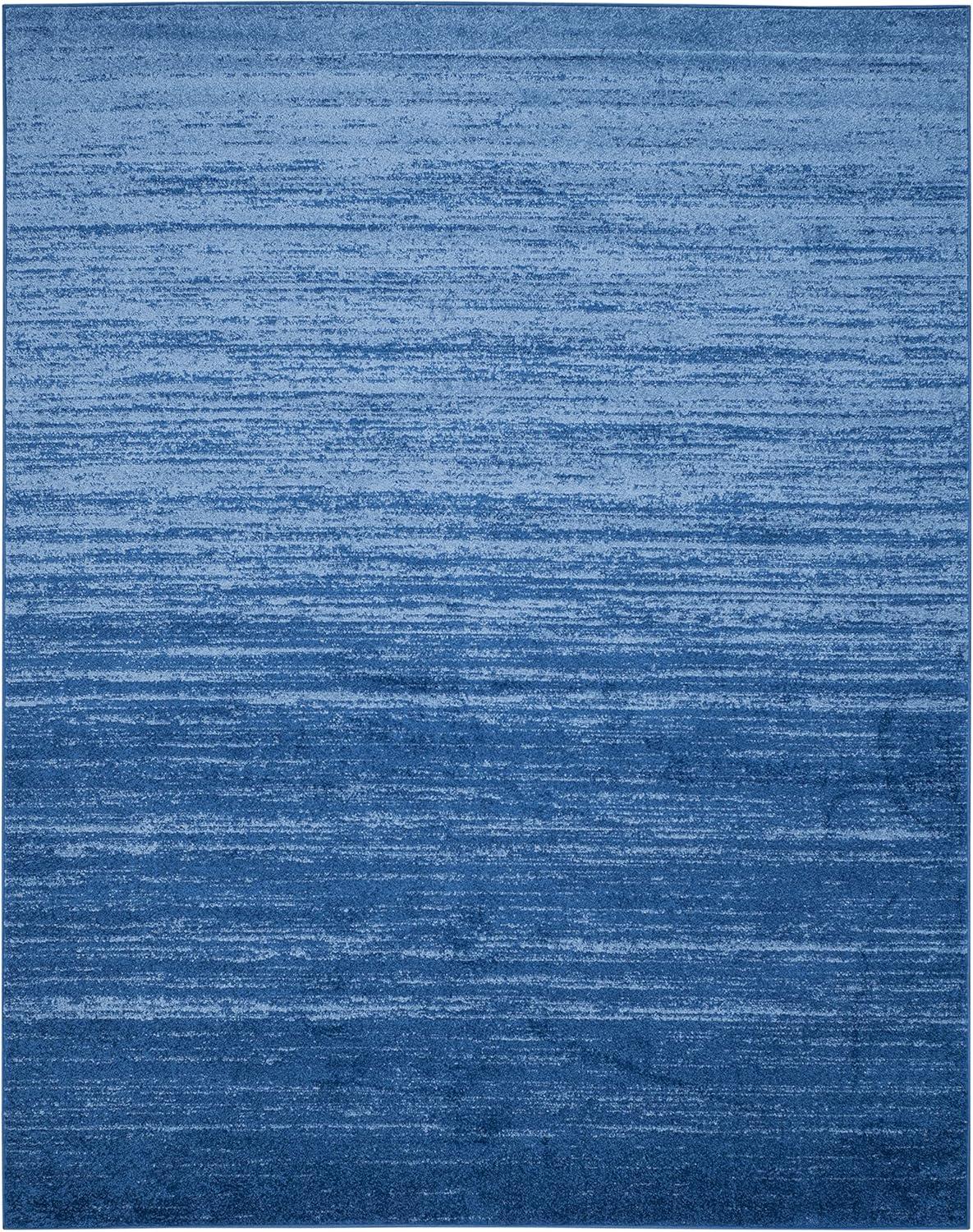image:imageSAFAVIEH Area Rug 9x12 Adirondack Collection Large Navy amp Grey Modern Ombre Design Non Shedding amp Easy to Clean Ideal for Living Room Bedroom Office Dining Space ADR113ELight BlueDark Blue