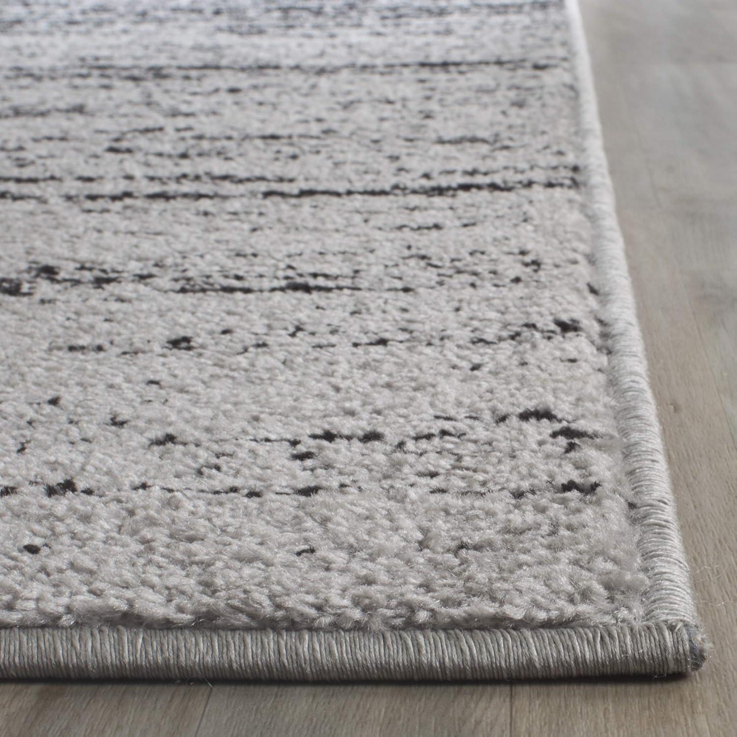 image:imageSAFAVIEH Area Rug 9x12 Adirondack Collection Large Navy amp Grey Modern Ombre Design Non Shedding amp Easy to Clean Ideal for Living Room Bedroom Office Dining Space ADR113ESilverBlack