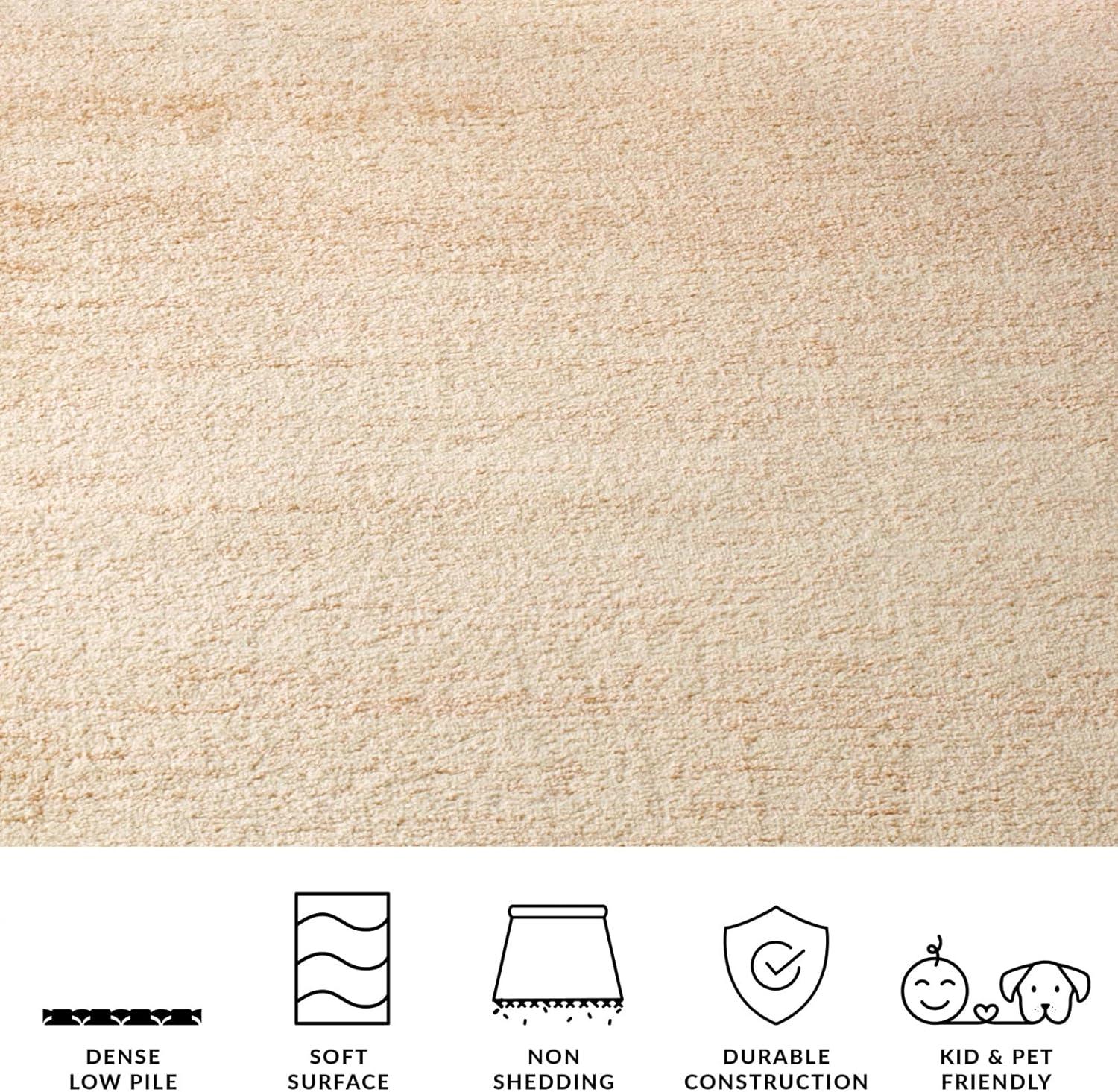 image:imageSAFAVIEH Area Rug 9x12 Adirondack Collection Large Navy amp Grey Modern Ombre Design Non Shedding amp Easy to Clean Ideal for Living Room Bedroom Office Dining Space ADR113EChampagneCream