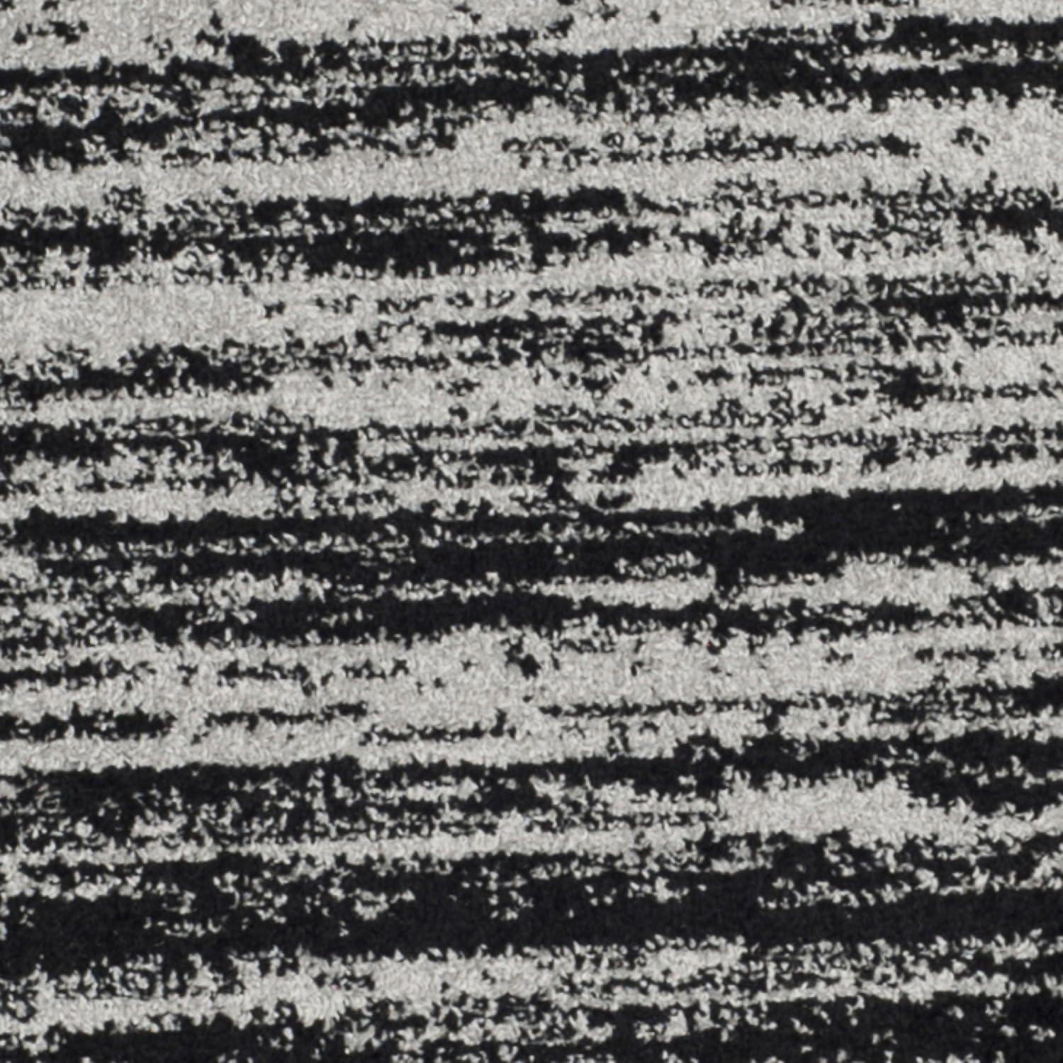 image:imageSAFAVIEH Area Rug 9x12 Adirondack Collection Large Navy amp Grey Modern Ombre Design Non Shedding amp Easy to Clean Ideal for Living Room Bedroom Office Dining Space ADR113ESilverBlack