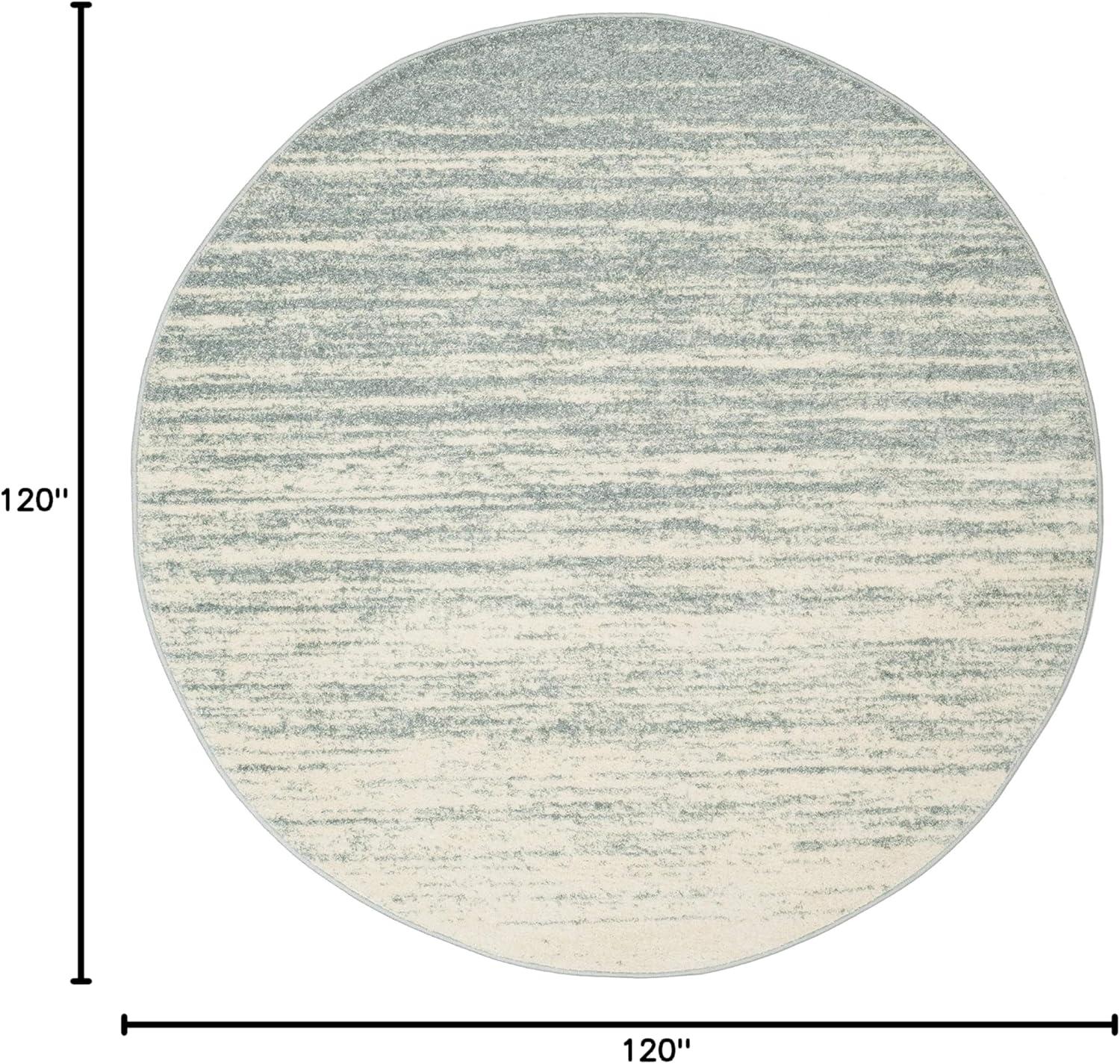 image:imageSAFAVIEH Area Rug 9x12 Adirondack Collection Large Navy amp Grey Modern Ombre Design Non Shedding amp Easy to Clean Ideal for Living Room Bedroom Office Dining Space ADR113ESlateCream