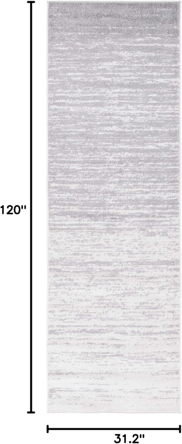 image:imageSAFAVIEH Area Rug 9x12 Adirondack Collection Large Navy amp Grey Modern Ombre Design Non Shedding amp Easy to Clean Ideal for Living Room Bedroom Office Dining Space ADR113EIvorySilver