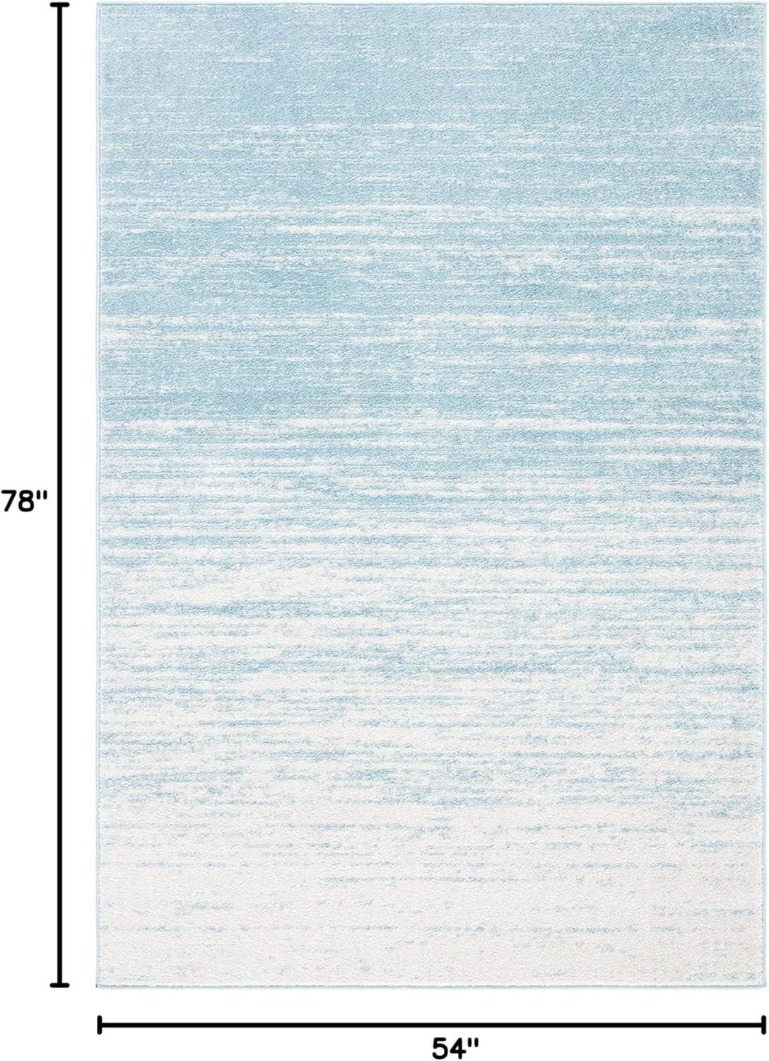 image:imageSAFAVIEH Area Rug 9x12 Adirondack Collection Large Navy amp Grey Modern Ombre Design Non Shedding amp Easy to Clean Ideal for Living Room Bedroom Office Dining Space ADR113EAquaIvory