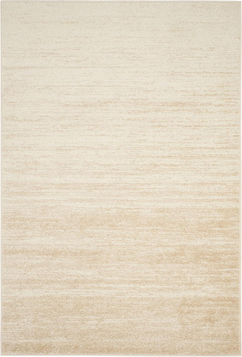 image:imageSAFAVIEH Area Rug 9x12 Adirondack Collection Large Navy amp Grey Modern Ombre Design Non Shedding amp Easy to Clean Ideal for Living Room Bedroom Office Dining Space ADR113EChampagneCream