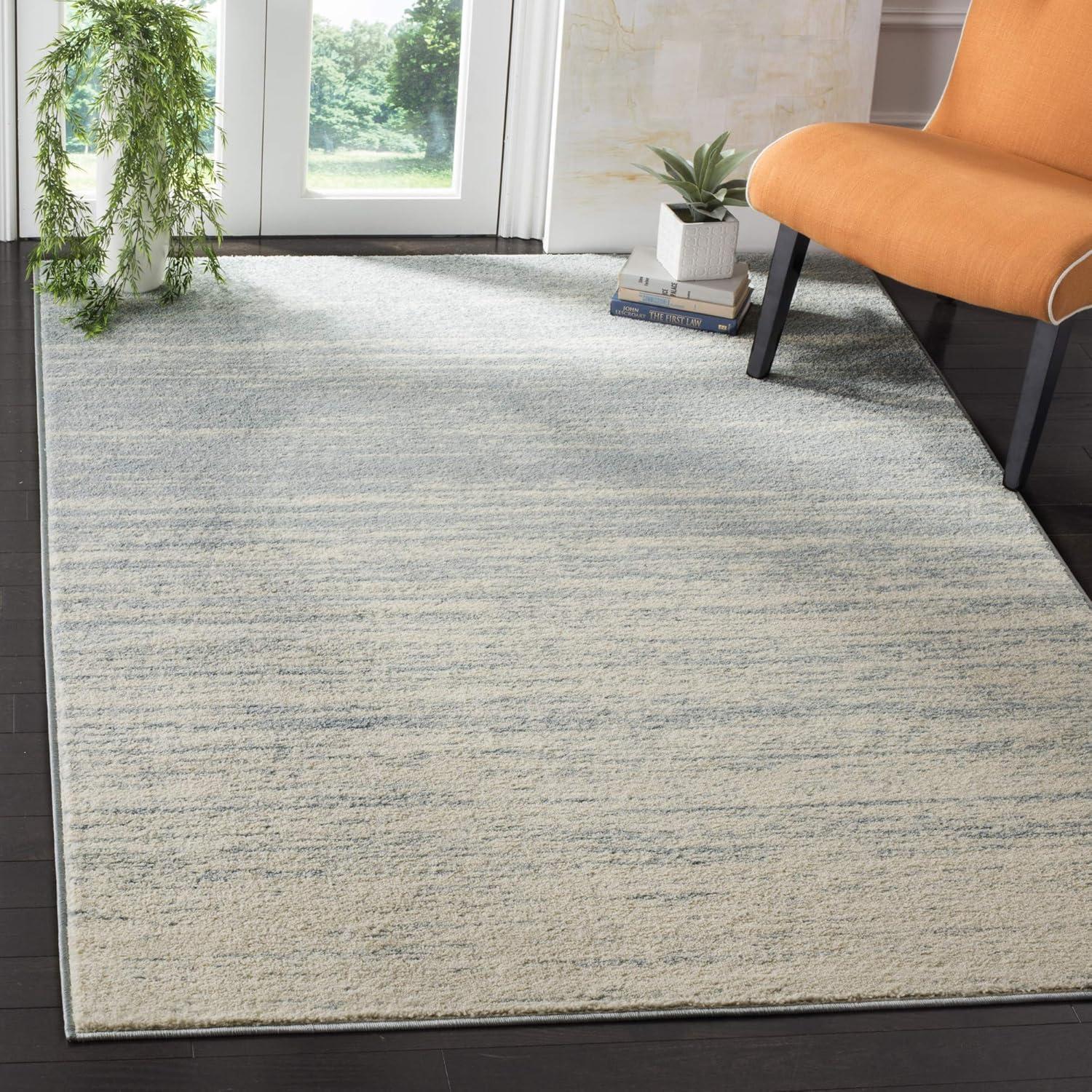 image:imageSAFAVIEH Area Rug 9x12 Adirondack Collection Large Navy amp Grey Modern Ombre Design Non Shedding amp Easy to Clean Ideal for Living Room Bedroom Office Dining Space ADR113ELight BlueDark Blue