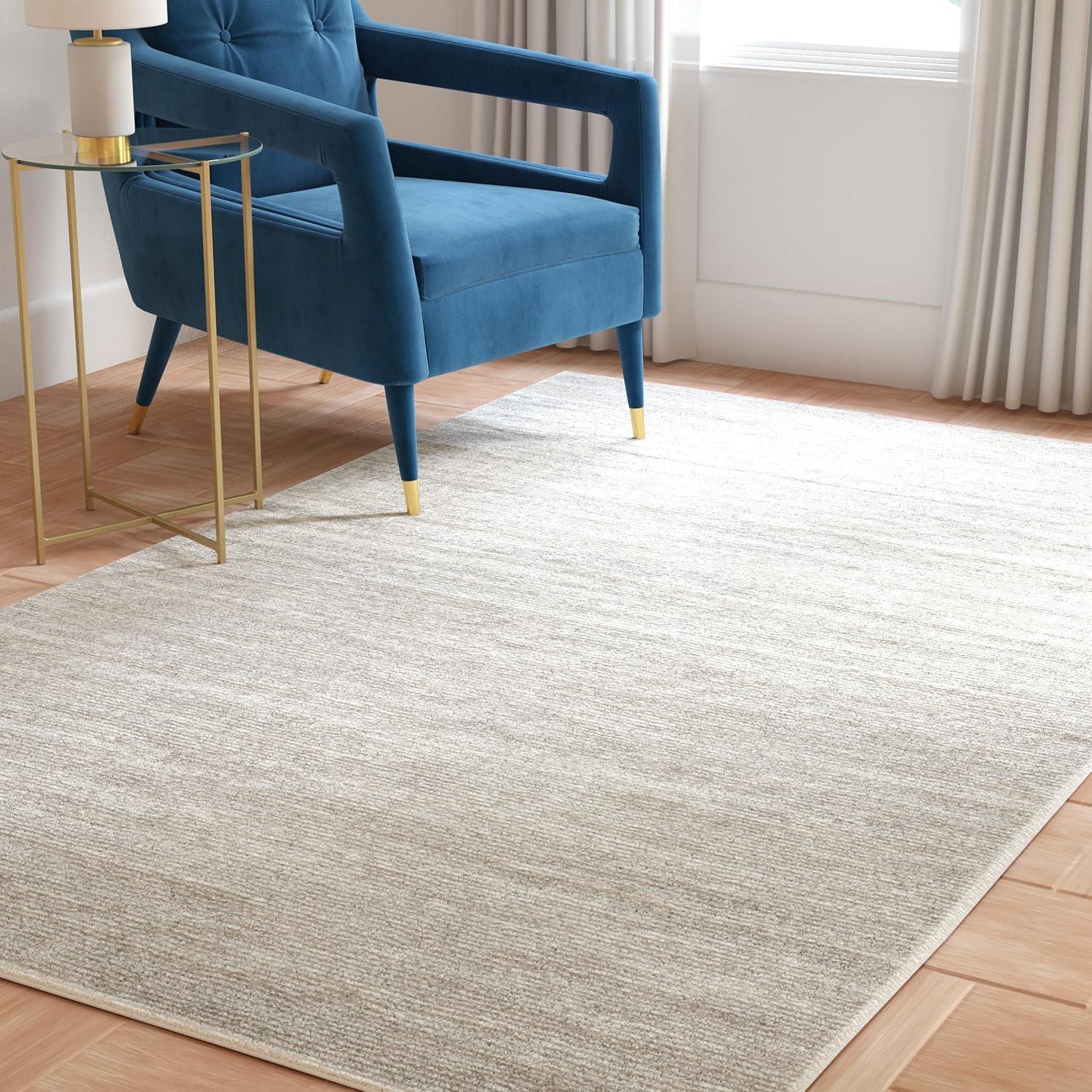 image:imageSAFAVIEH Area Rug 9x12 Adirondack Collection Large Navy amp Grey Modern Ombre Design Non Shedding amp Easy to Clean Ideal for Living Room Bedroom Office Dining Space ADR113EIvorySilver
