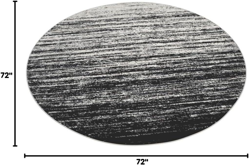 image:imageSAFAVIEH Area Rug 9x12 Adirondack Collection Large Navy amp Grey Modern Ombre Design Non Shedding amp Easy to Clean Ideal for Living Room Bedroom Office Dining Space ADR113ESilverBlack