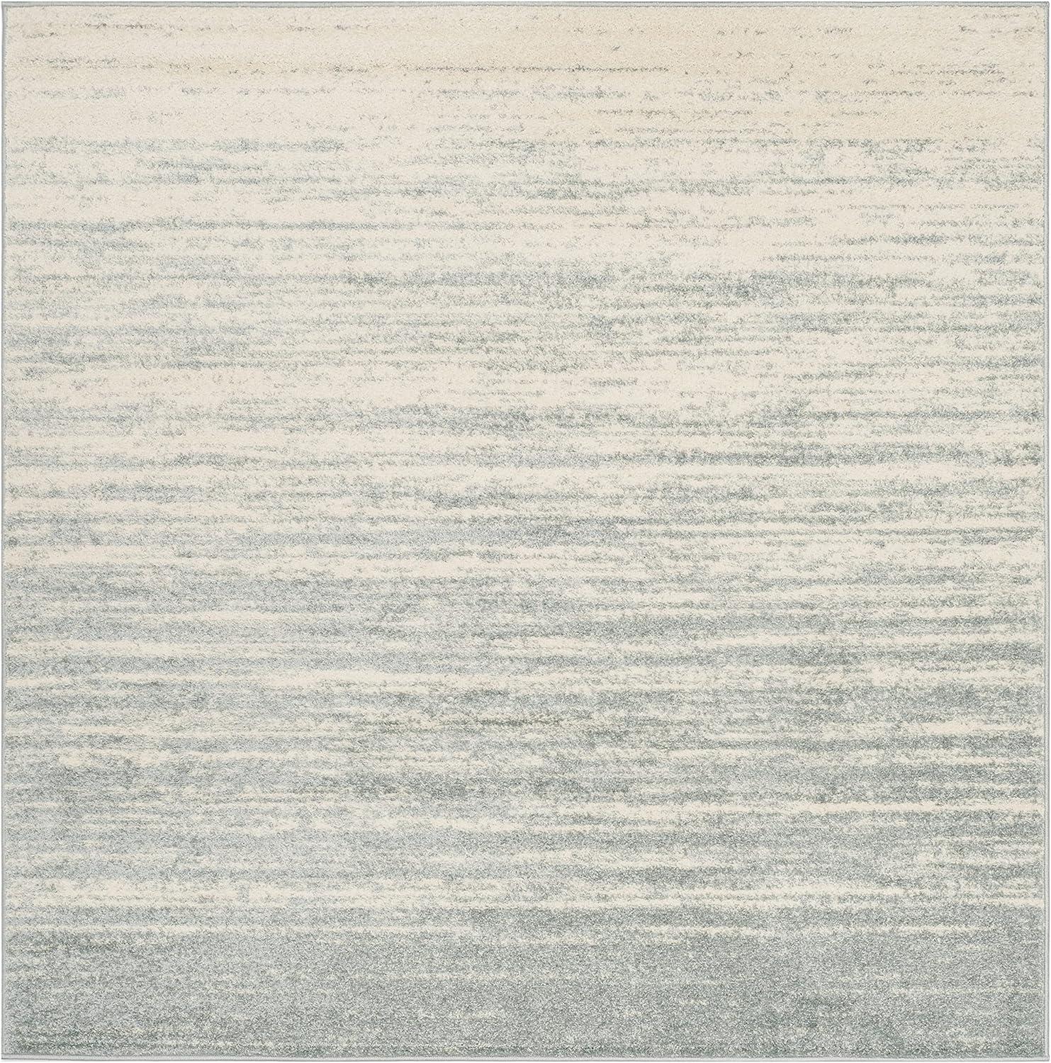 image:imageSAFAVIEH Area Rug 9x12 Adirondack Collection Large Navy amp Grey Modern Ombre Design Non Shedding amp Easy to Clean Ideal for Living Room Bedroom Office Dining Space ADR113ESlateCream