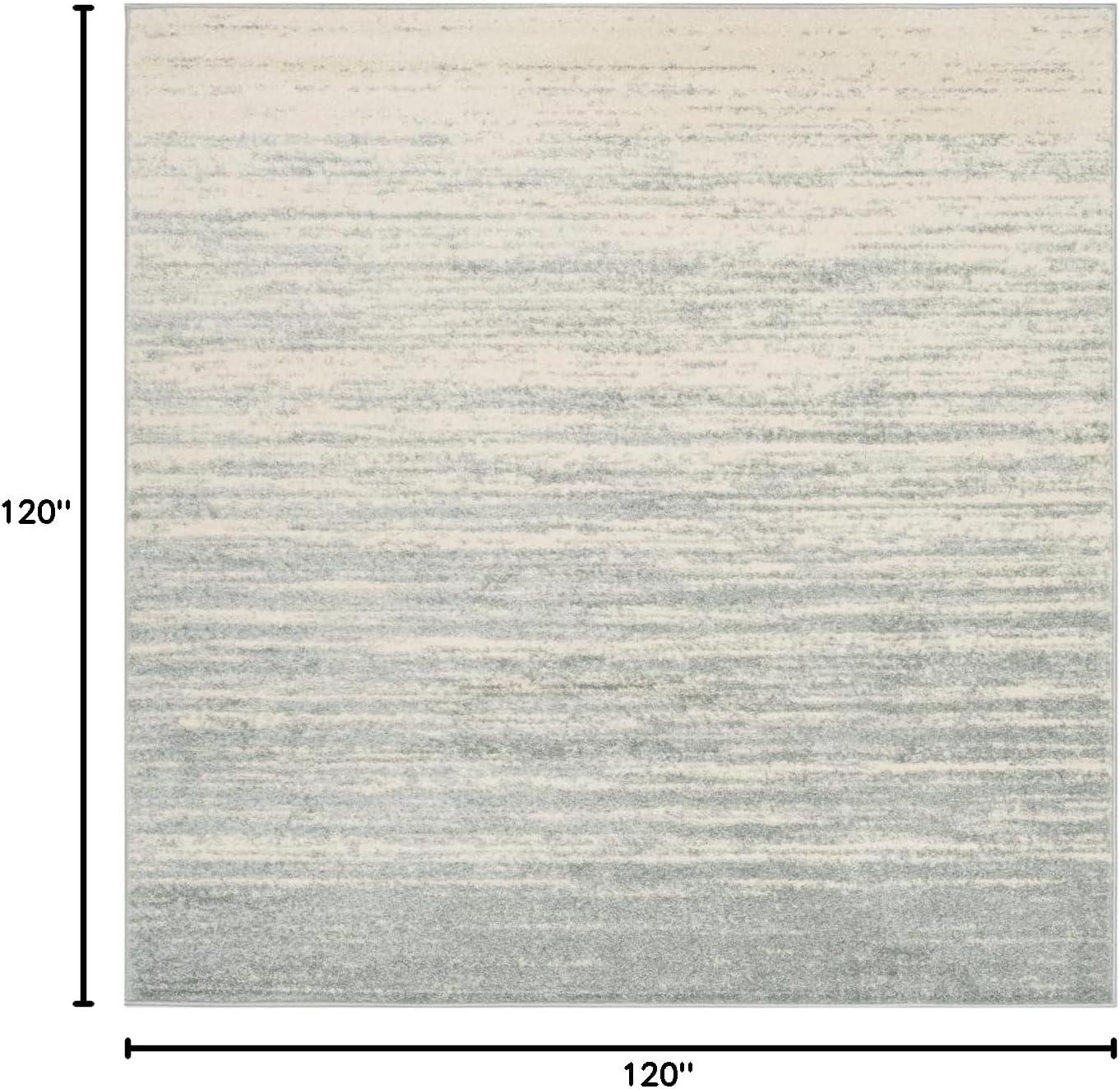 image:imageSAFAVIEH Area Rug 9x12 Adirondack Collection Large Navy amp Grey Modern Ombre Design Non Shedding amp Easy to Clean Ideal for Living Room Bedroom Office Dining Space ADR113ESlateCream