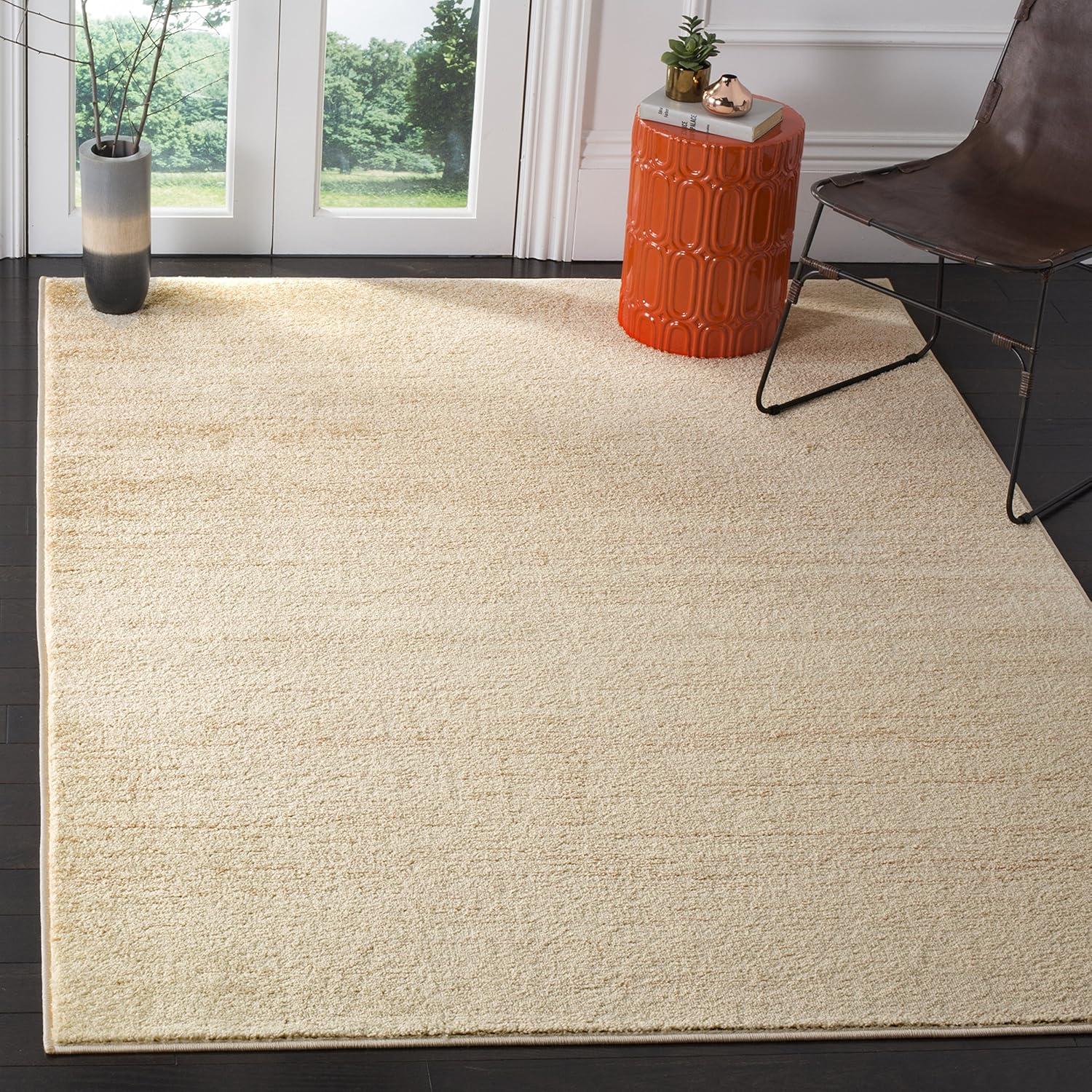 image:imageSAFAVIEH Area Rug 9x12 Adirondack Collection Large Navy amp Grey Modern Ombre Design Non Shedding amp Easy to Clean Ideal for Living Room Bedroom Office Dining Space ADR113EChampagneCream