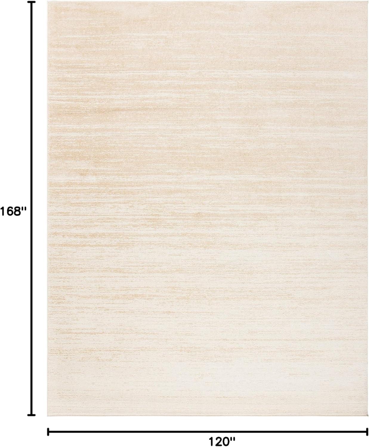 image:imageSAFAVIEH Area Rug 9x12 Adirondack Collection Large Navy amp Grey Modern Ombre Design Non Shedding amp Easy to Clean Ideal for Living Room Bedroom Office Dining Space ADR113EChampagneCream