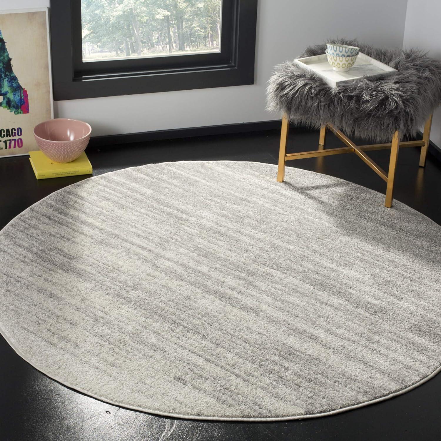 image:imageSAFAVIEH Area Rug 9x12 Adirondack Collection Large Navy amp Grey Modern Ombre Design Non Shedding amp Easy to Clean Ideal for Living Room Bedroom Office Dining Space ADR113EIvorySilver