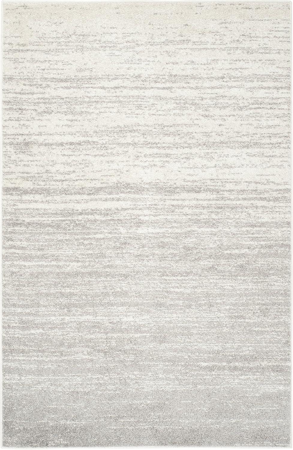 image:imageSAFAVIEH Area Rug 9x12 Adirondack Collection Large Navy amp Grey Modern Ombre Design Non Shedding amp Easy to Clean Ideal for Living Room Bedroom Office Dining Space ADR113EIvorySilver