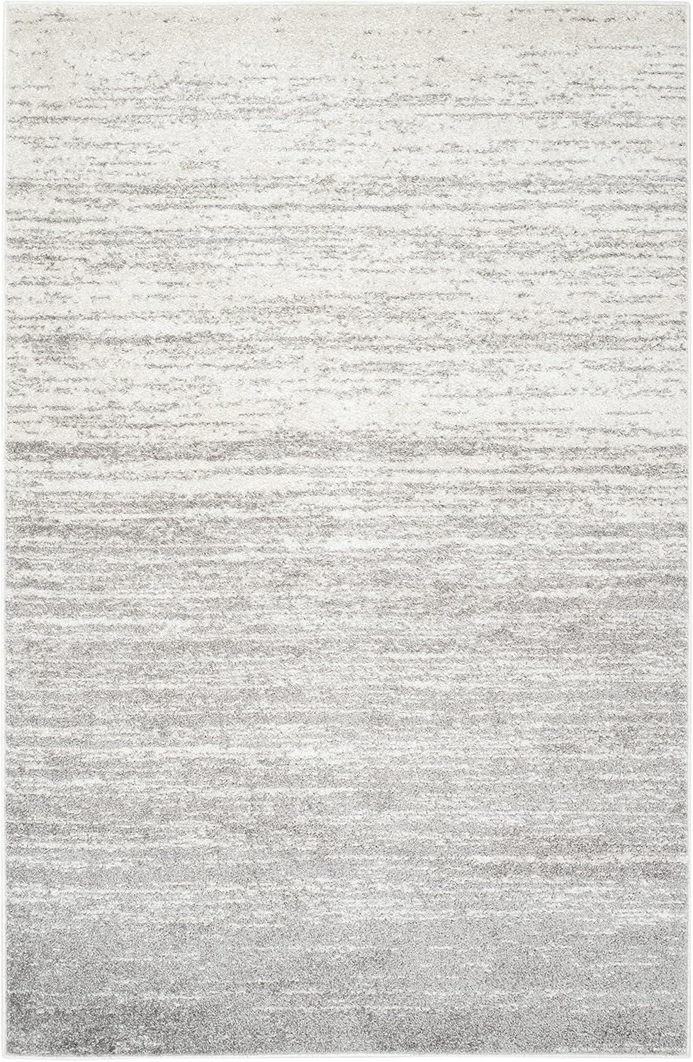 image:imageSAFAVIEH Area Rug 9x12 Adirondack Collection Large Navy amp Grey Modern Ombre Design Non Shedding amp Easy to Clean Ideal for Living Room Bedroom Office Dining Space ADR113EIvorySilver