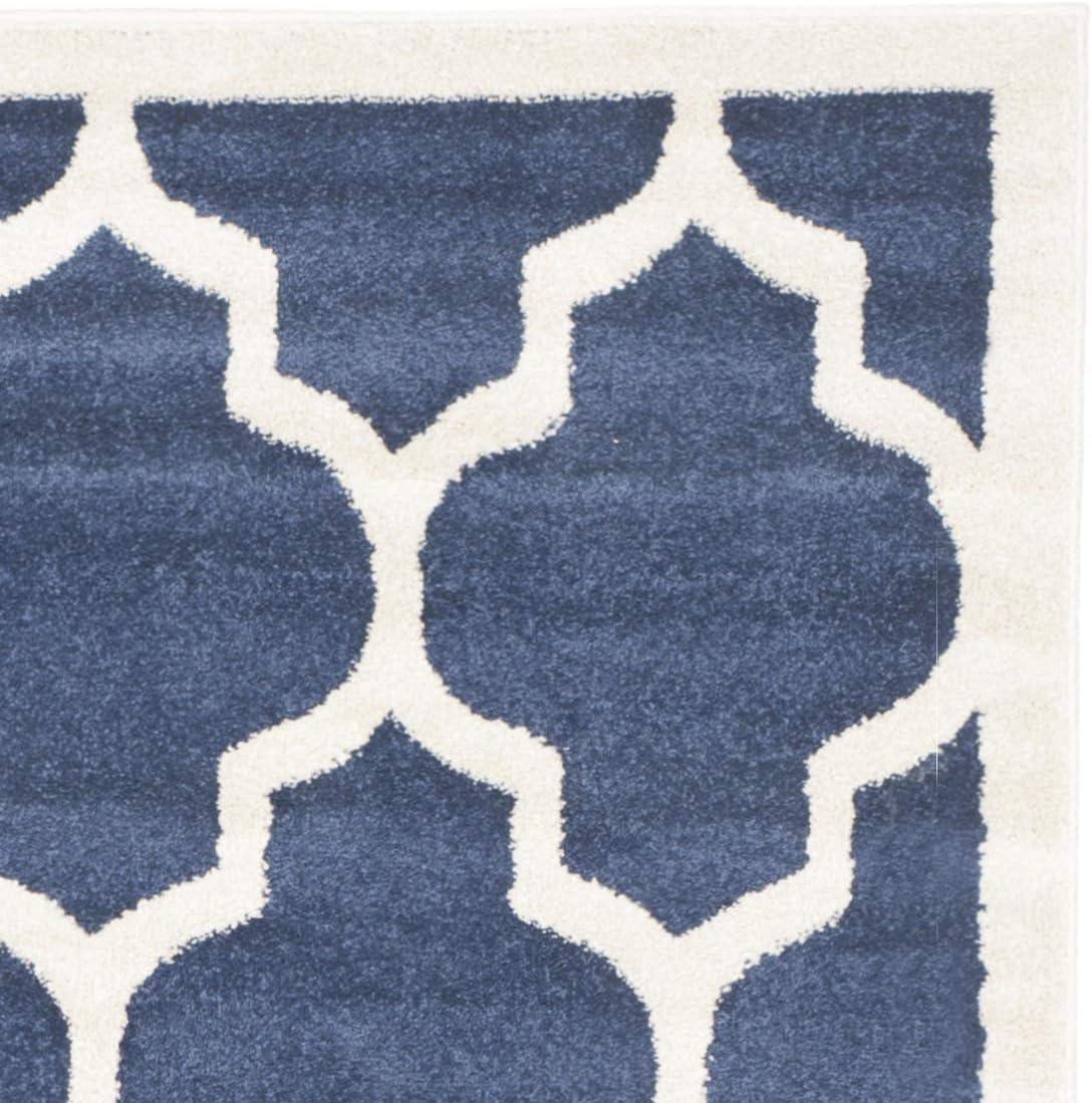 image:imageSAFAVIEH Area Rug 9x12 Adirondack Collection Large Navy amp Grey Modern Ombre Design Non Shedding amp Easy to Clean Ideal for Living Room Bedroom Office Dining Space ADR113ECreamPurple