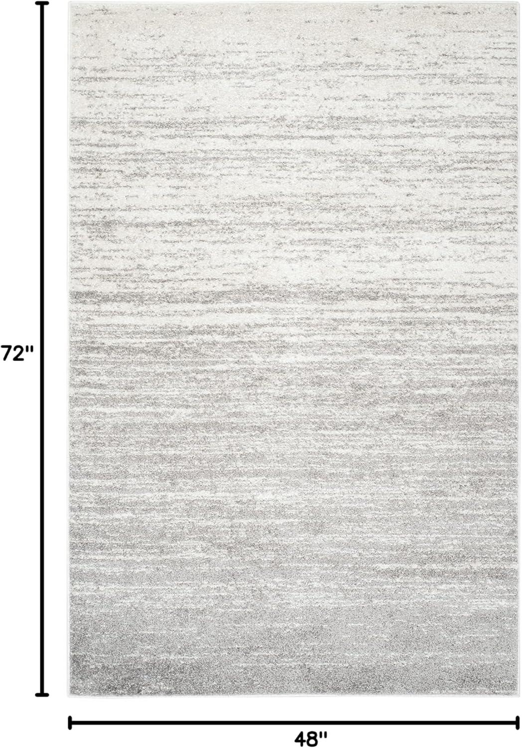 image:imageSAFAVIEH Area Rug 9x12 Adirondack Collection Large Navy amp Grey Modern Ombre Design Non Shedding amp Easy to Clean Ideal for Living Room Bedroom Office Dining Space ADR113EIvorySilver