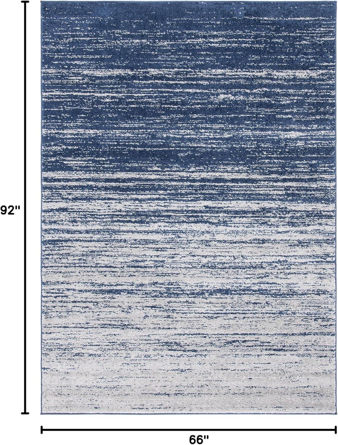 image:imageSAFAVIEH Area Rug 9x12 Adirondack Collection Large Navy amp Grey Modern Ombre Design Non Shedding amp Easy to Clean Ideal for Living Room Bedroom Office Dining Space ADR113ENavyGrey