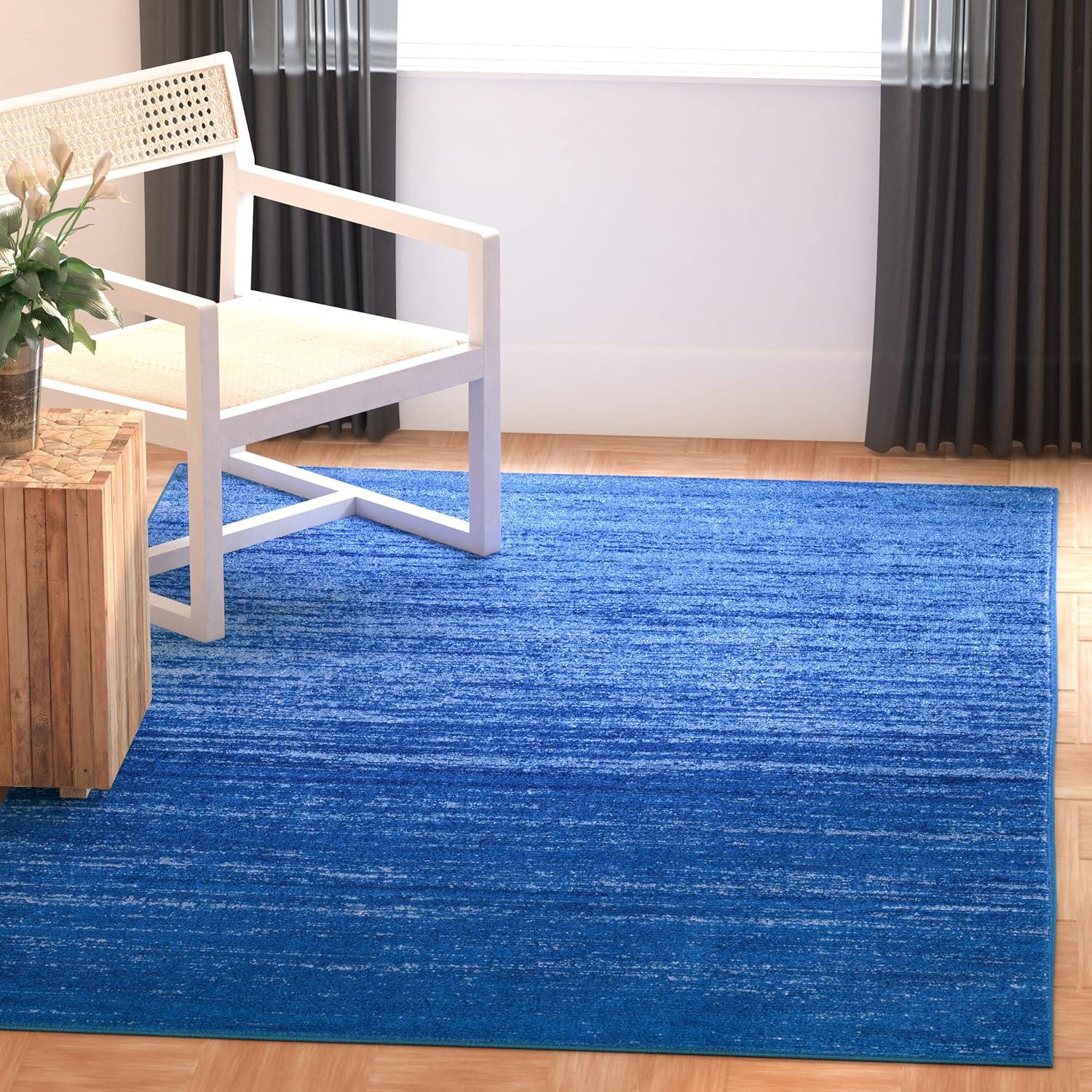 image:imageSAFAVIEH Area Rug 9x12 Adirondack Collection Large Navy amp Grey Modern Ombre Design Non Shedding amp Easy to Clean Ideal for Living Room Bedroom Office Dining Space ADR113ELight BlueDark Blue