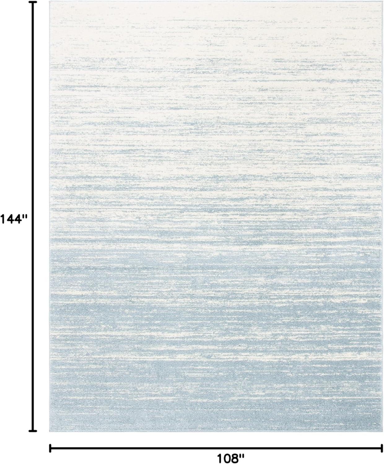 image:imageSAFAVIEH Area Rug 9x12 Adirondack Collection Large Navy amp Grey Modern Ombre Design Non Shedding amp Easy to Clean Ideal for Living Room Bedroom Office Dining Space ADR113ESlateCream