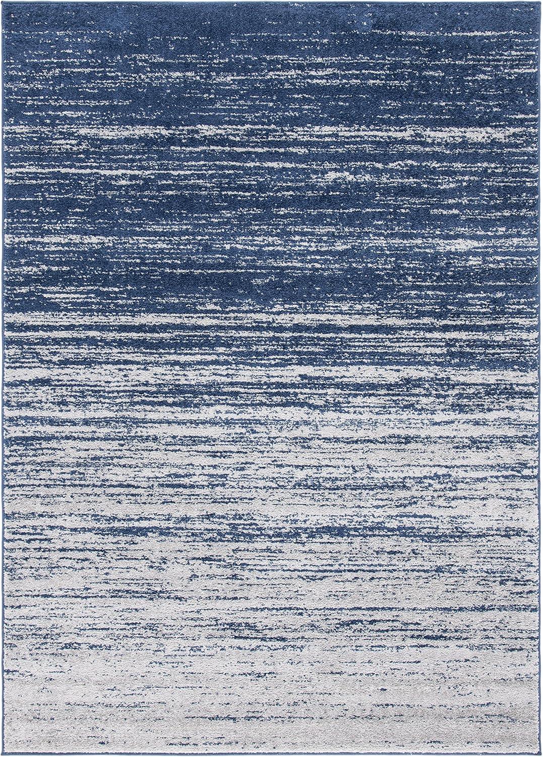 image:imageSAFAVIEH Area Rug 9x12 Adirondack Collection Large Navy amp Grey Modern Ombre Design Non Shedding amp Easy to Clean Ideal for Living Room Bedroom Office Dining Space ADR113ENavyGrey