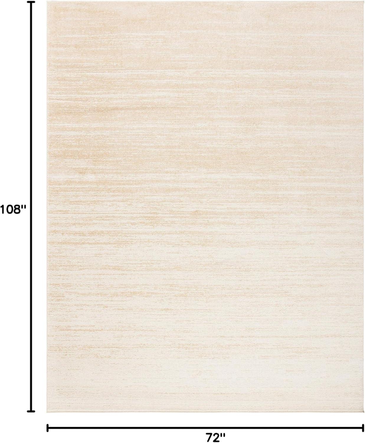 image:imageSAFAVIEH Area Rug 9x12 Adirondack Collection Large Navy amp Grey Modern Ombre Design Non Shedding amp Easy to Clean Ideal for Living Room Bedroom Office Dining Space ADR113EChampagneCream